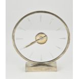 Silver Bauhaus clock