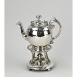 Silver pitcher with stove