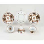 Three 18th century Chinese Imari cups + saucers