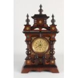 Antique German table clock, 1900