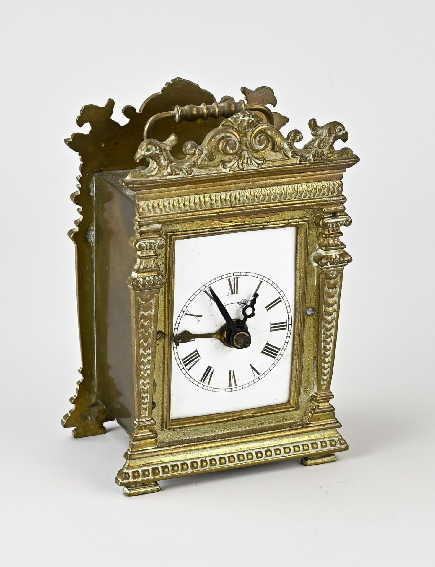 Antique travel alarm clock
