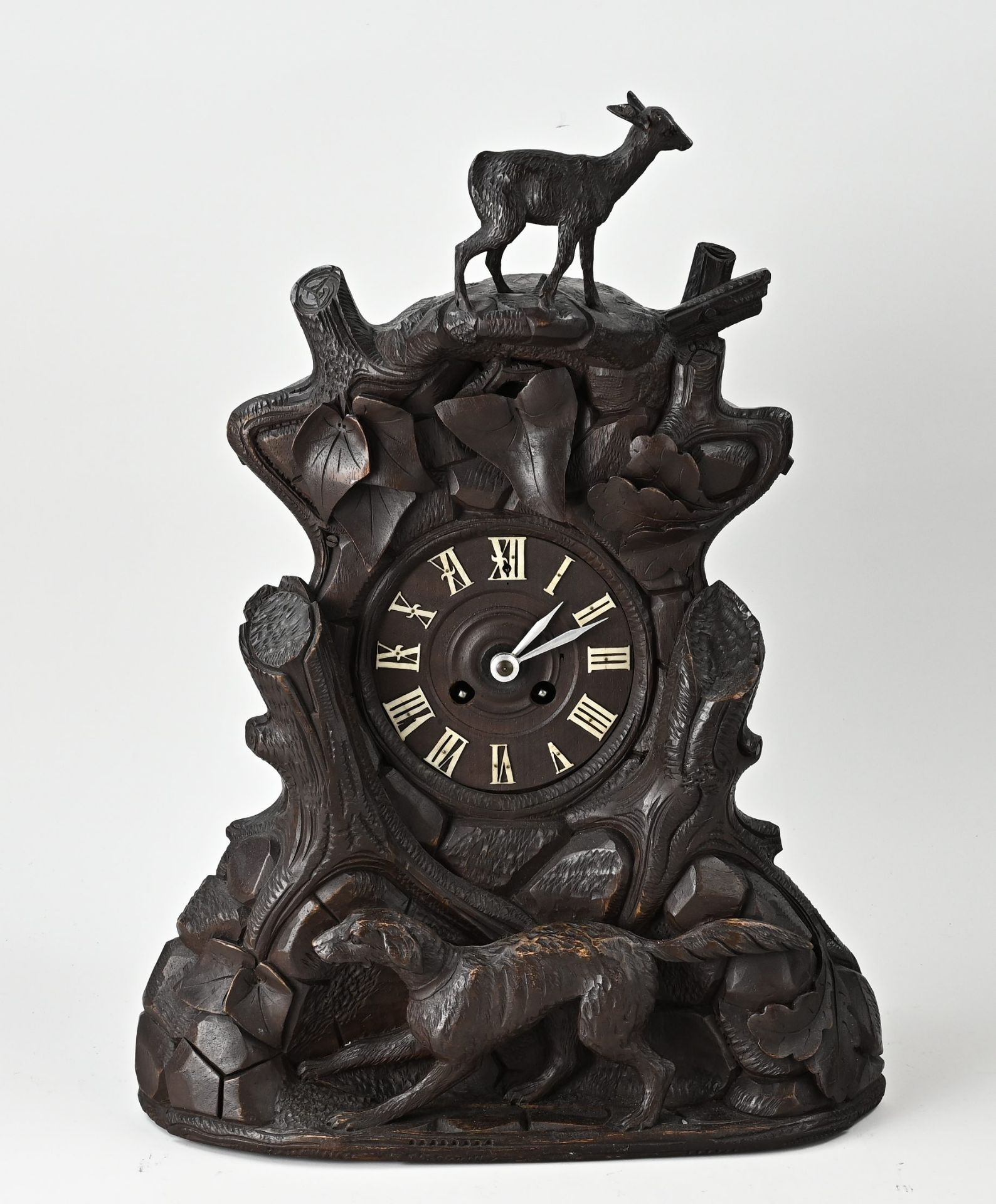 Schwarzwalder table clock, H 49 cm.