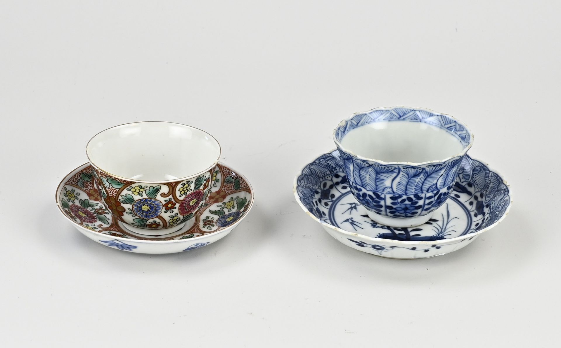 2x Chinese cup + saucer