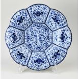 18th century Delft folding dish (De Bijl) Ø 36 cm.