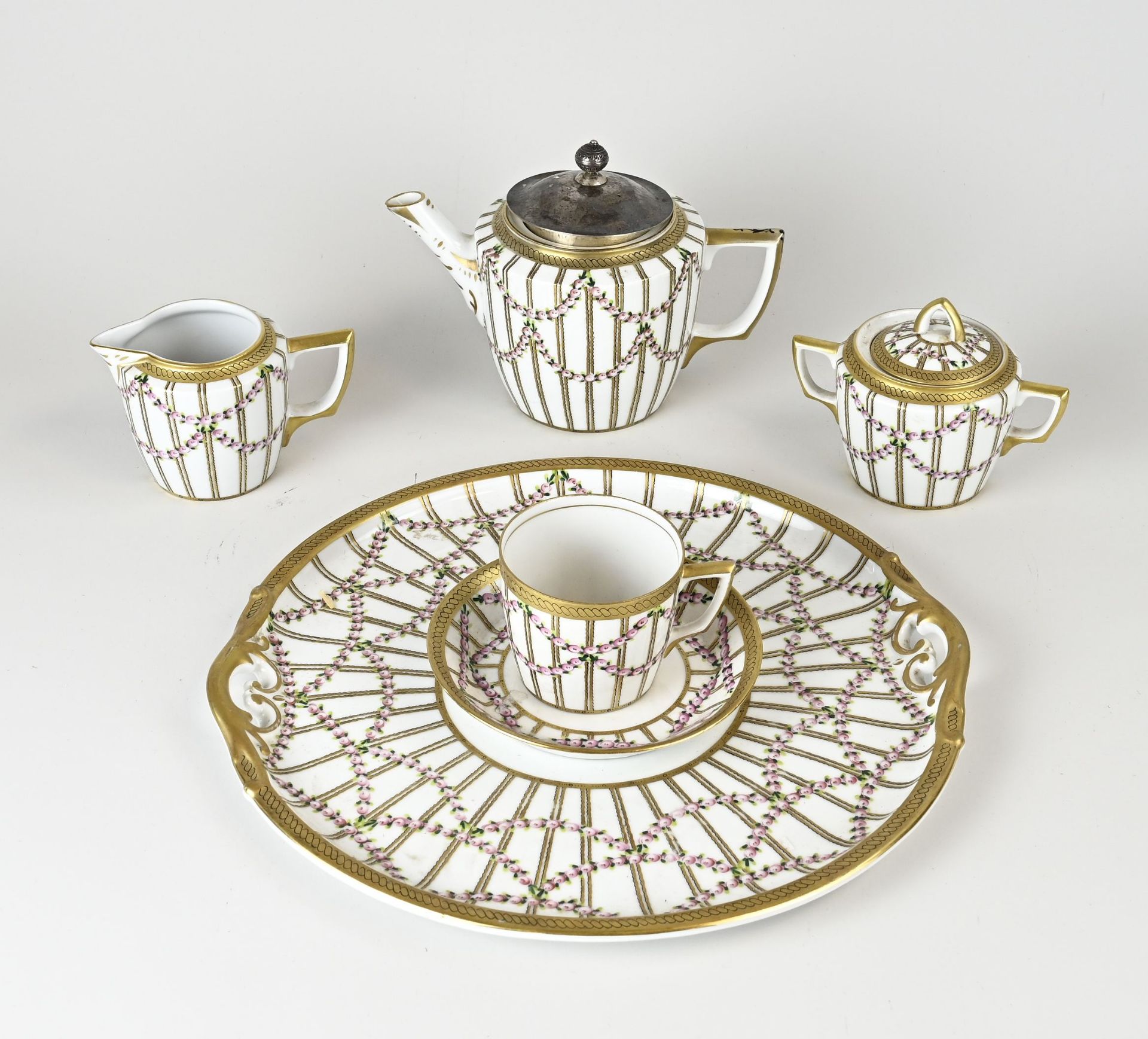 Five-piece antique tableware, 1920