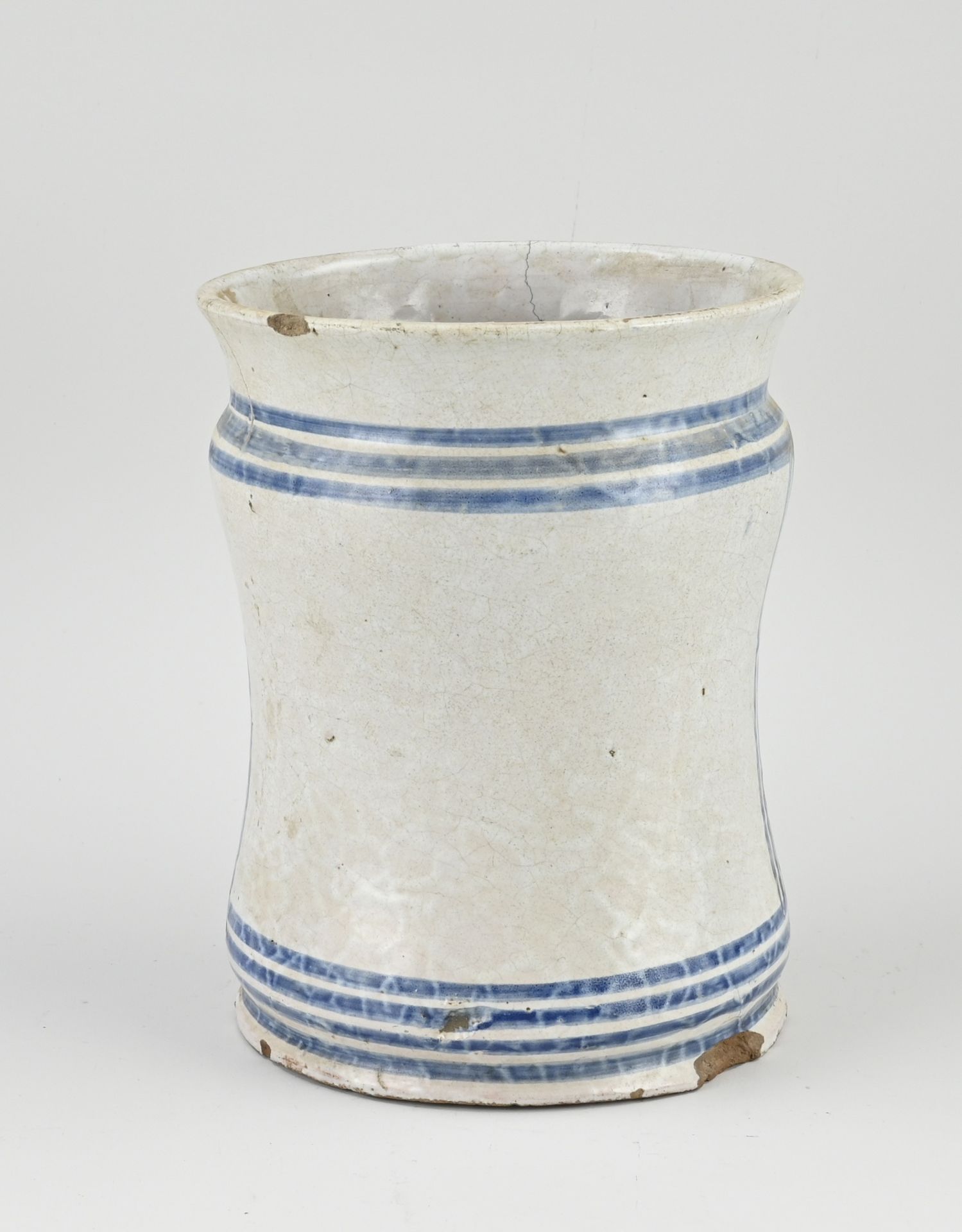 Large Italian apothecary jar, H 25.5 x Ø 19 cm. - Image 2 of 3