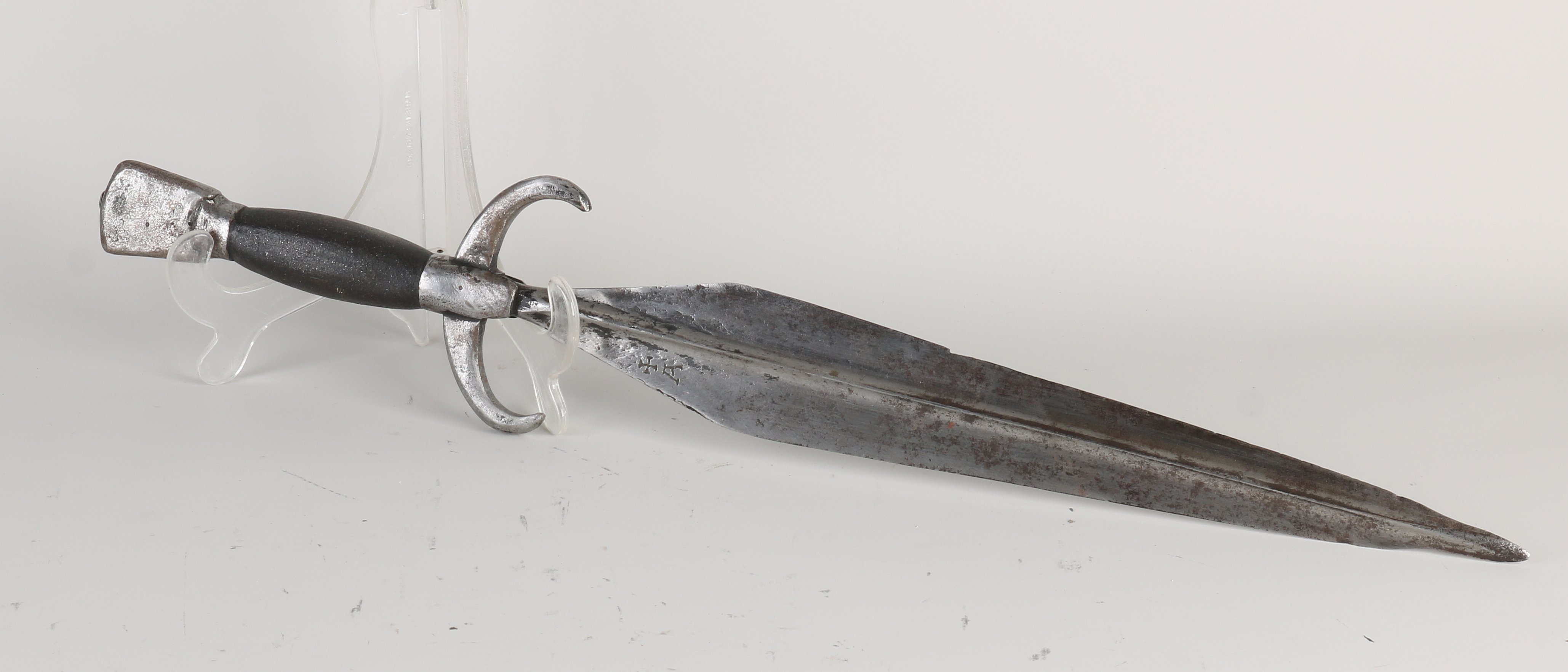 Antique dagger, L 54 cm. - Bild 3 aus 3