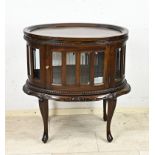 Mahogany tea cabinet