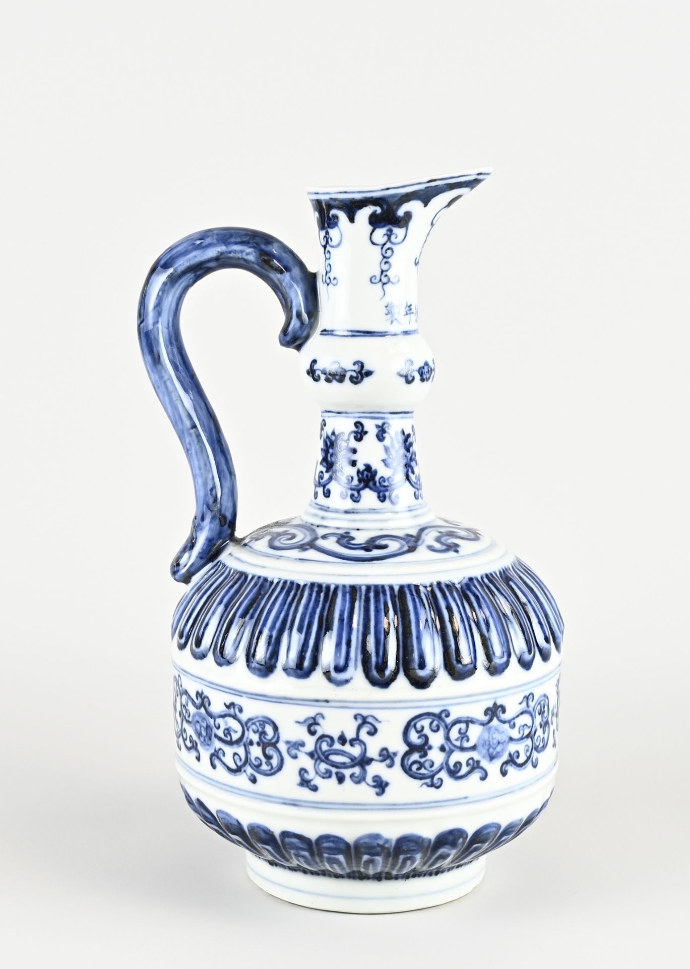 Chinese pitcher, H 29 cm. - Image 2 of 3