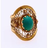 gold filigree ring