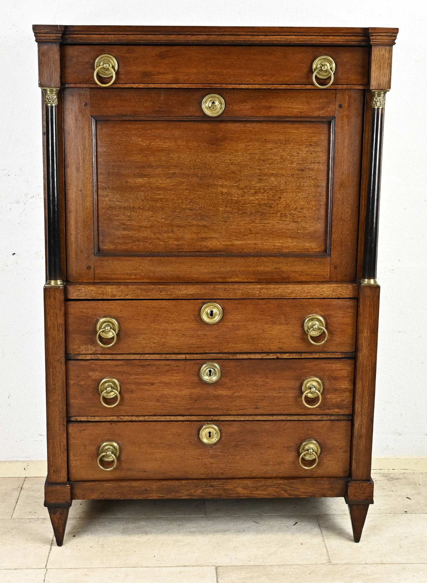 Antique Dutch Empire secretary - Image 2 of 2