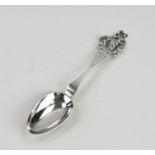 Silver birth spoon