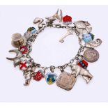 silver charm bracelet