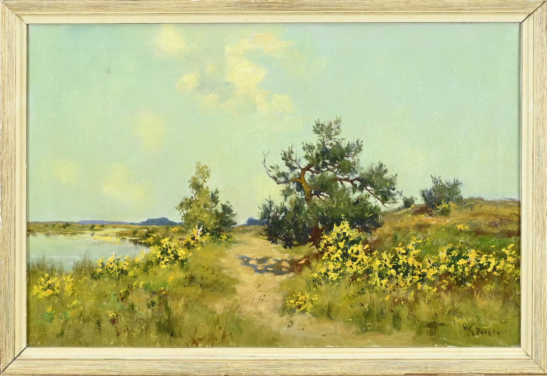 Henk Poeder, Heath view with flowering broom