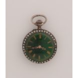 Watch (silver/ enamel )