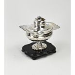 silver tobacco jar