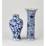 Two 18th century Chinese vases