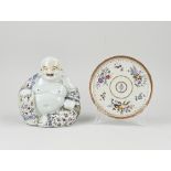 Family Rose buddha + plate