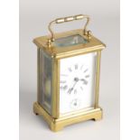 Antique French travel alarm clock, 1900