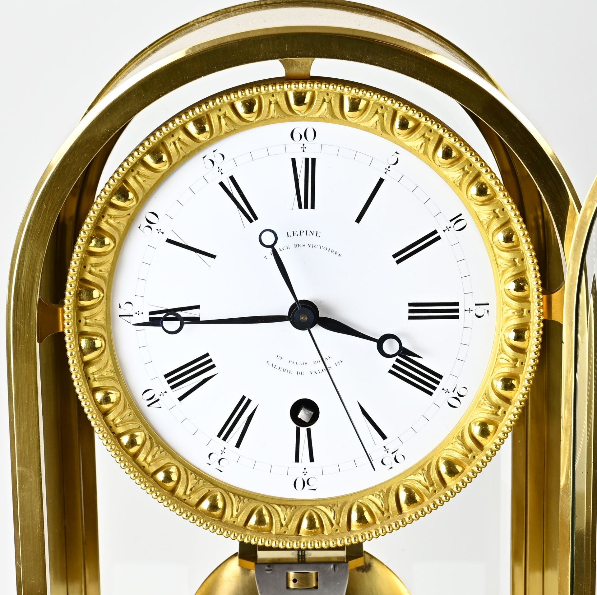 Rare gold plated French mantel clock - Image 2 of 3