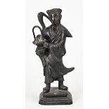 Antique Chinese bronze figure, 1880