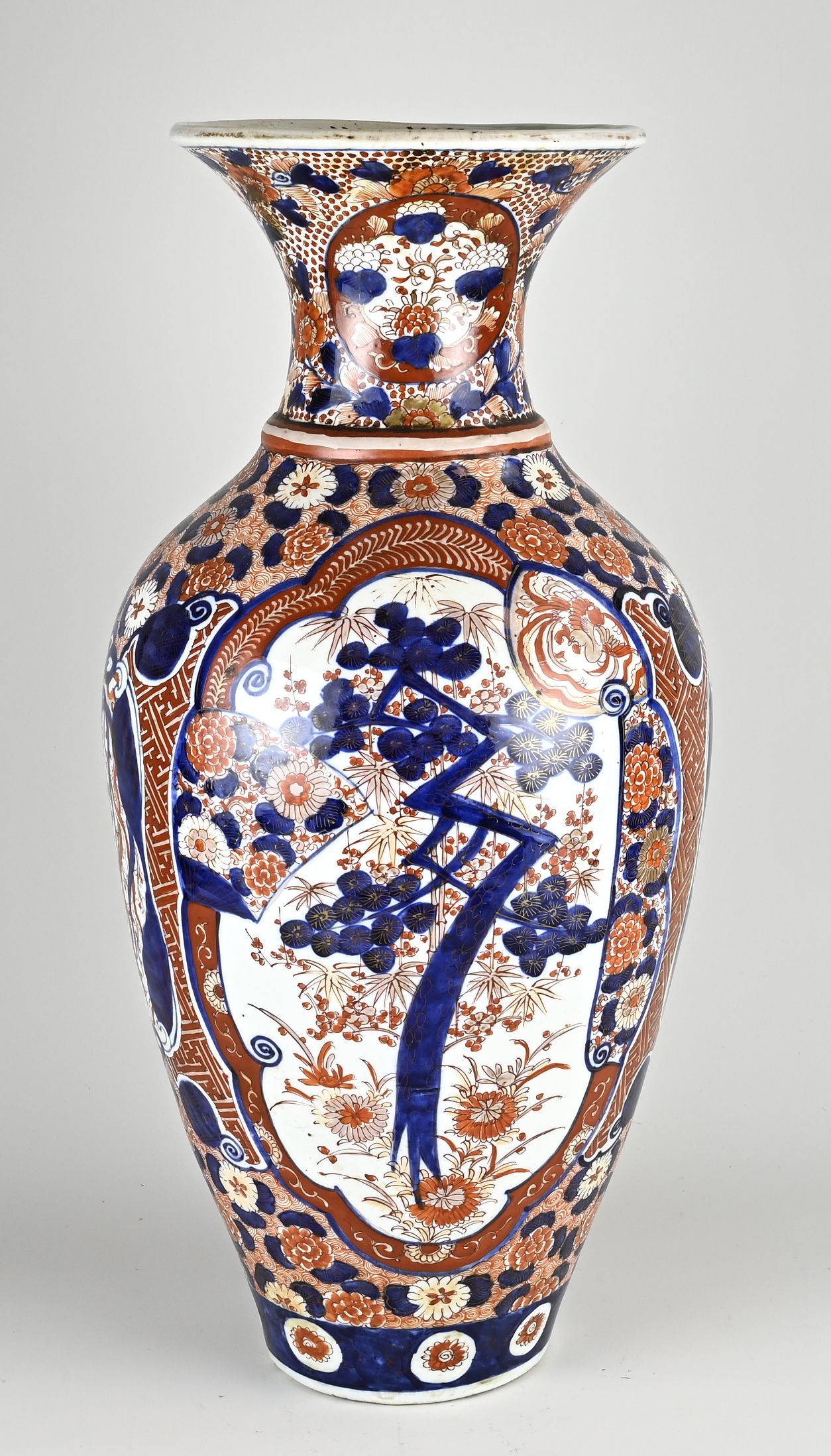 Large Japanese Imari vase, H 61 cm.
