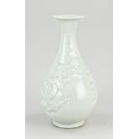 Chinese blanc de chine vase, H 30.4 cm.