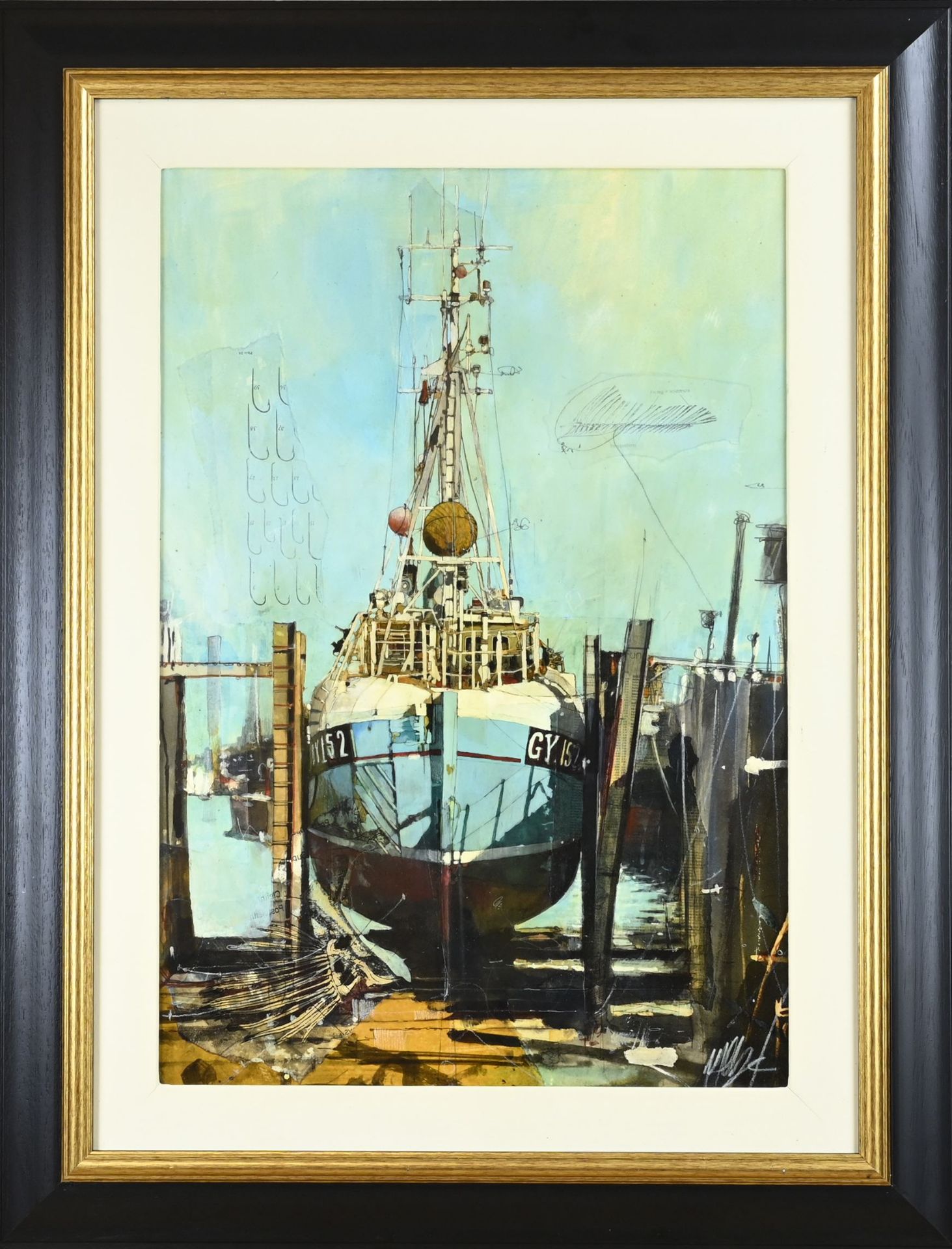 Malcolm Cheape , Rescue Ship on Dry Dock