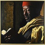 Jos Engbersen , Portrait African man with fez