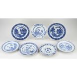 Lot of 18th century Chinese plates Ø 23 - 25 cm.