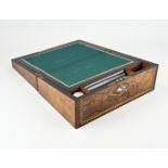 Beautiful writing box with intarsia + mother-of-pearl