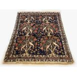Persian rug, 186 x 141 cm.