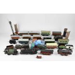 Lot of old/antique train toys