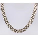 Silver bismark necklace