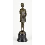 Bronze figure, Girl