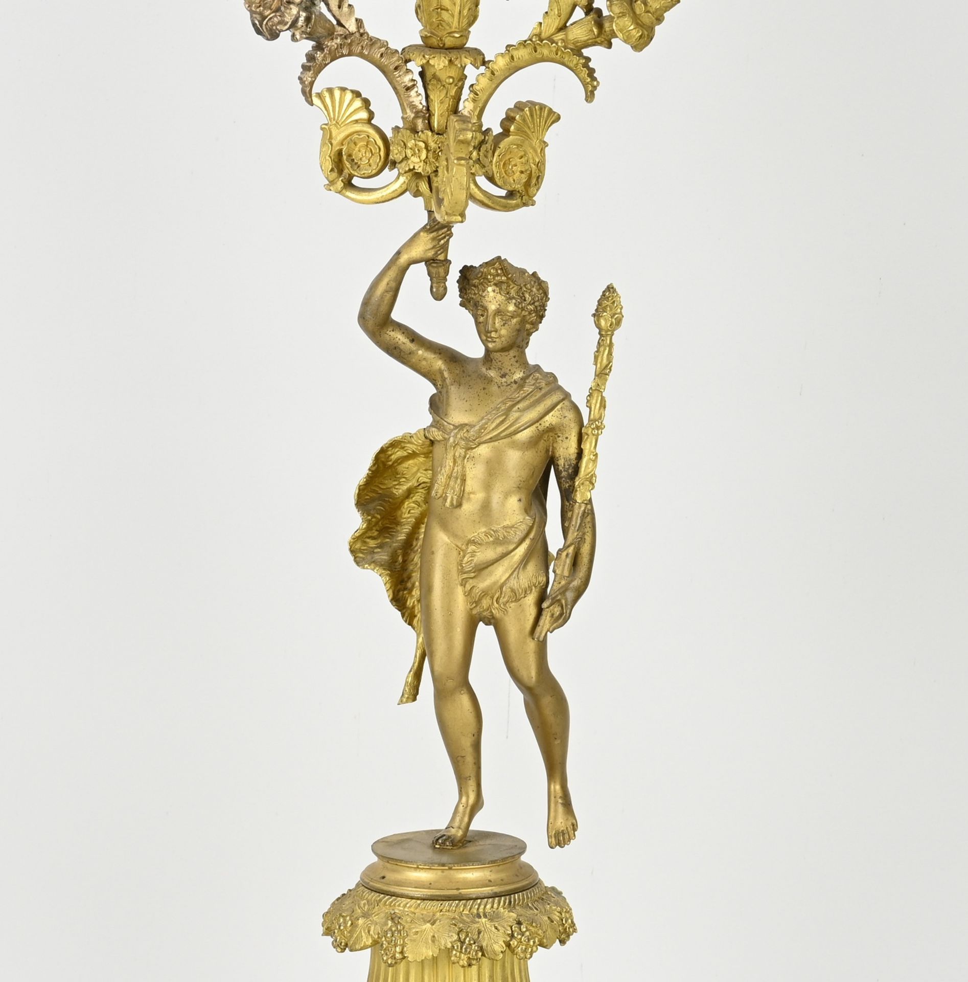 Large French Empire candlestick, H 57 cm. - Image 3 of 3