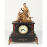 Antique French mantel clock, 1890