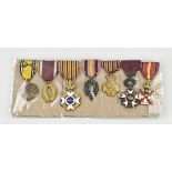 7x Military decoration (Belgium)