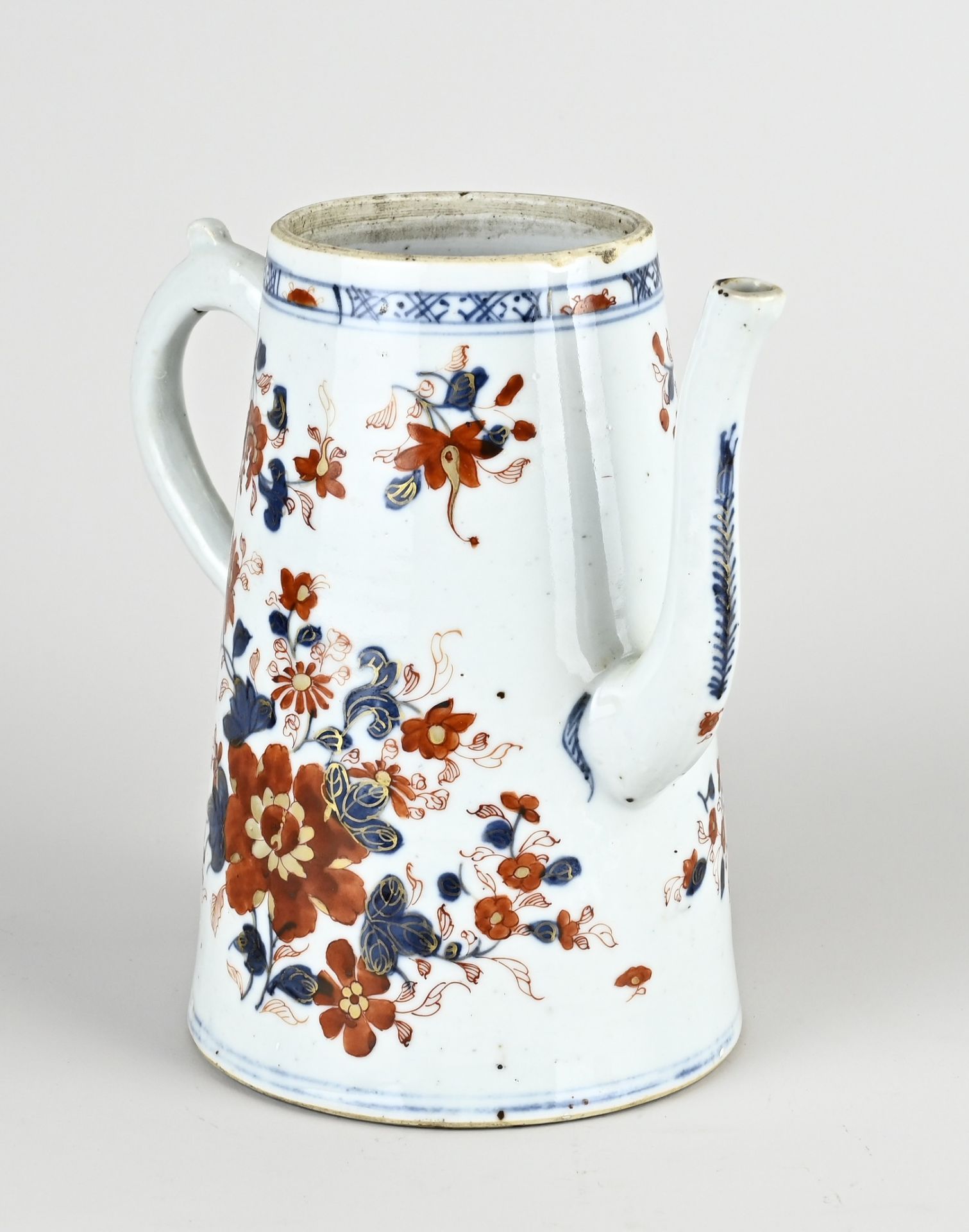 18th century Chinese Imari jug, H 20 cm. - Image 2 of 3