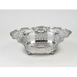 Heavy silver bread basket