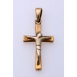 gold crucifix pendant