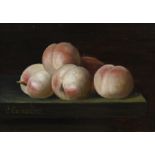 C. Cornelisz , Still life with peaches