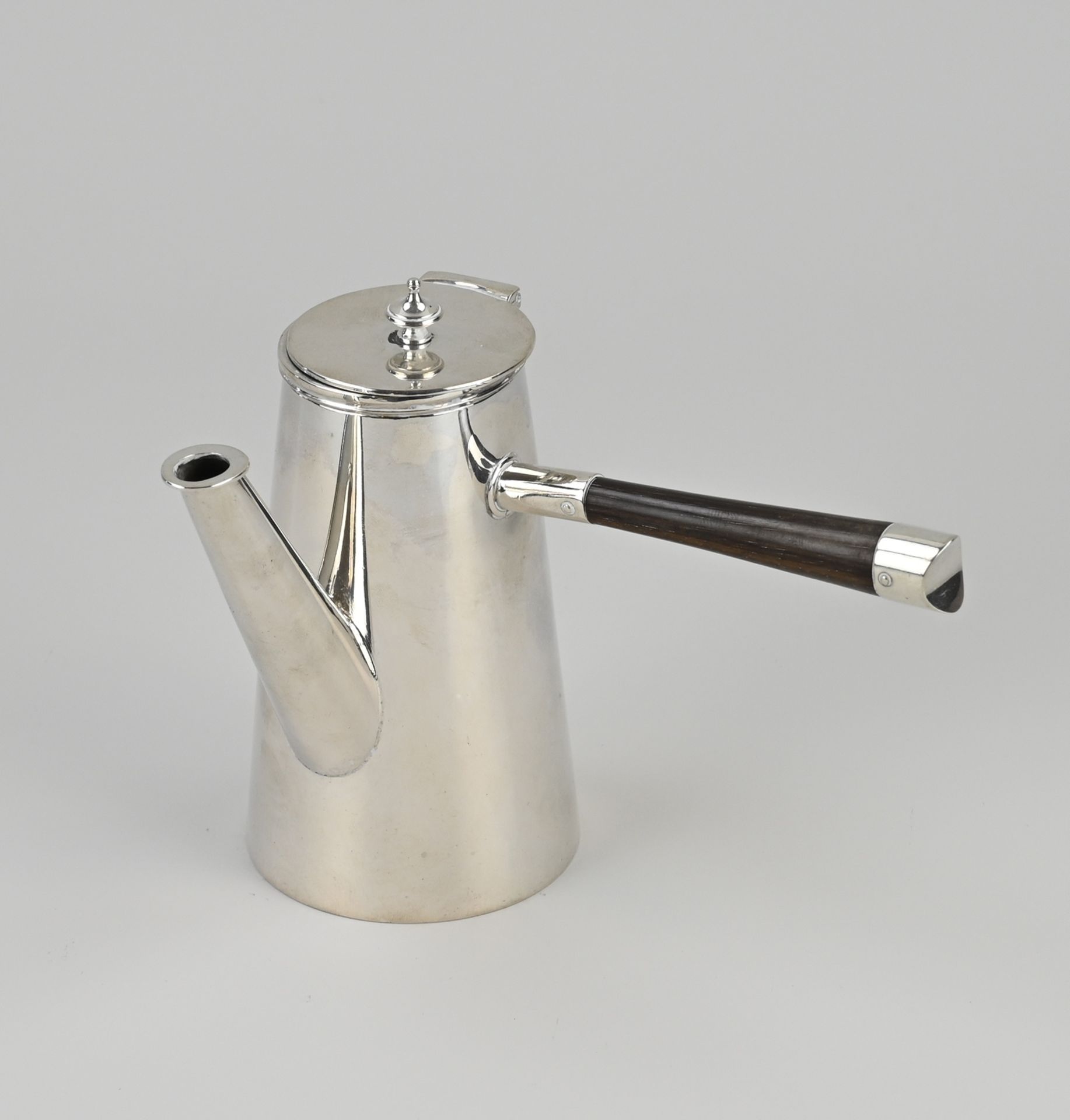 Silver chocolate pitcher