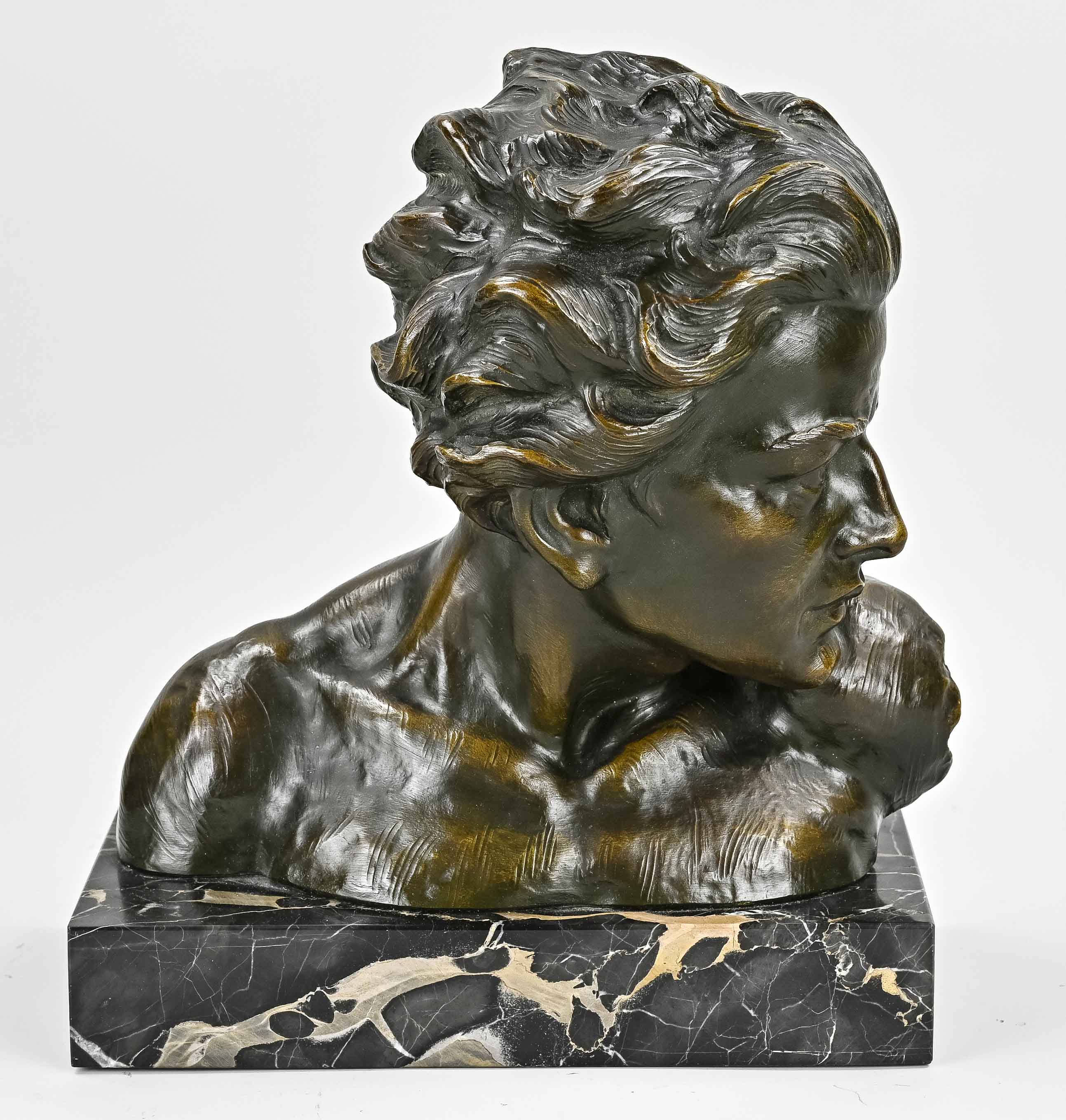 Antique bust by J. Dommisse