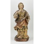 Antique Holy figure, H 63 cm.