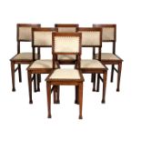 6x Oak chairs