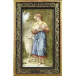 Antique French plaque