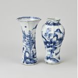 Two 18th century Chinese vases