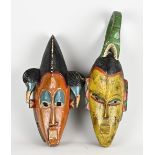 Two African masks