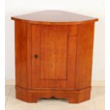 Cherry wood corner cabinet